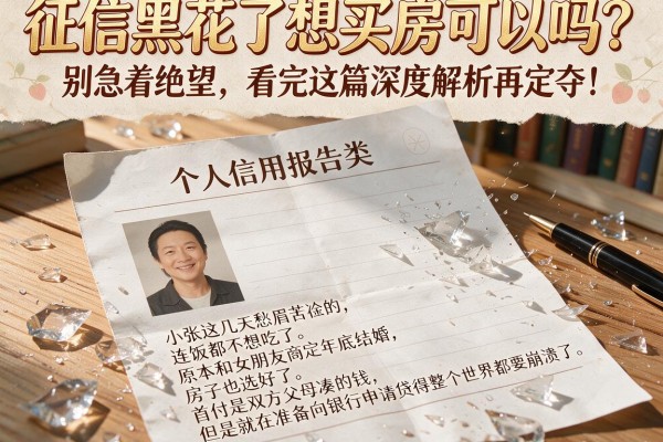 征信黑花了想买房可以吗？别急着绝望，看完这篇深度解析再定夺！