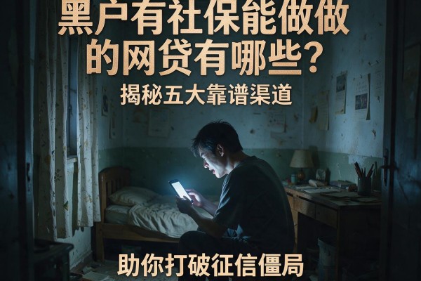 黑户有社保能做的网贷有哪些？揭秘五大靠谱渠道，助你打破征信僵局