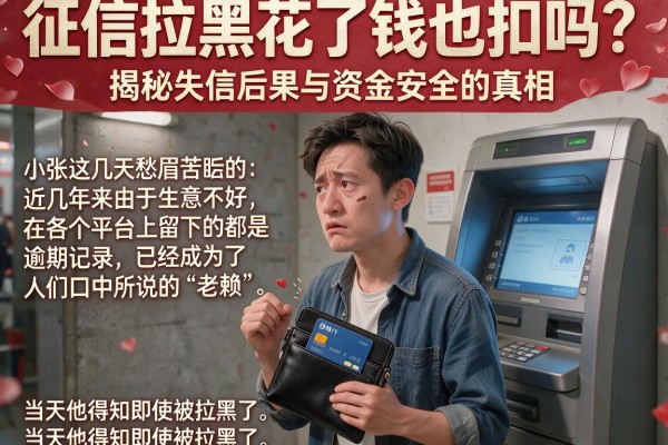 征信拉黑花了钱也扣吗？揭秘失信后果与资金安全的真相