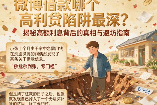微博借款哪个高利贷陷阱最深？揭秘高额利息背后的真相与避坑指南