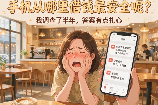 手机从哪里借钱最安全呢？我调查了半年，答案有点扎心