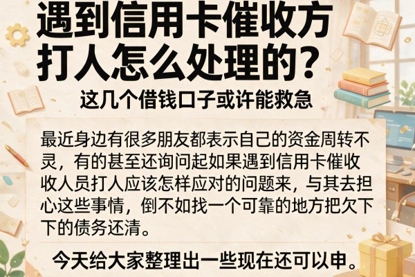 遇到信用卡催收方打人怎么处理的？这几个借钱口子或许能救急