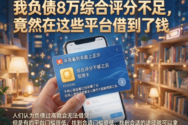 我负债8万综合评分不足，竟然在这些平台借到了钱