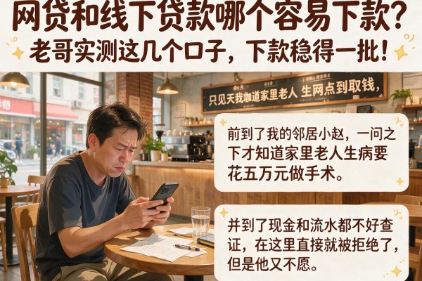 网贷和线下贷款哪个容易下款？老哥实测这几个口子，下款稳得一批！