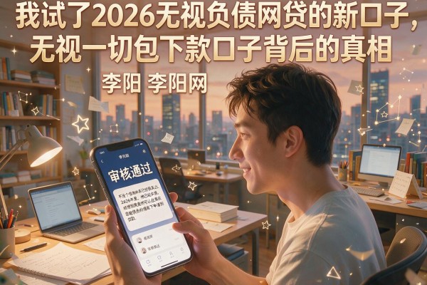 我试了2026无视负债网贷的新口子，发现无视一切包下款口子背后的真相