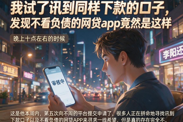 我试了讯到同样下款的口子，发现不看负债的网贷app竟然是这样