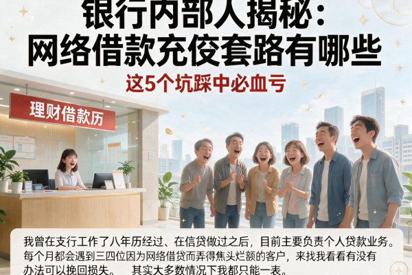银行内部人揭秘：网络借款充值套路有哪些，这5个坑踩中必血亏