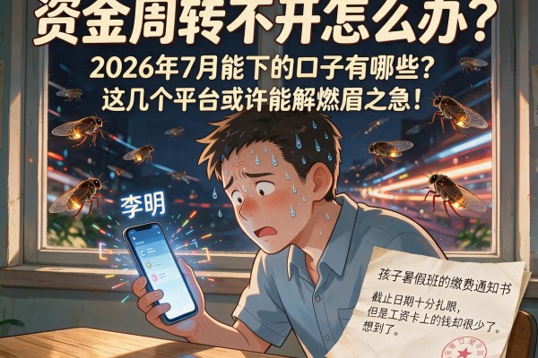 资金周转不开怎么办？2026年7月能下的口子有哪些？这几个平台或许能解燃眉之急！