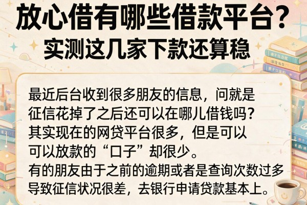 放心借有哪些借款平台？实测这几家下款还算稳