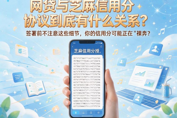 网贷与芝麻信用分协议到底有什么关系？签署前不注意这些细节，你的信用分可能正在“裸奔”？