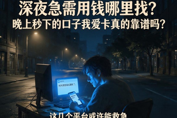 深夜急需用钱哪里找？晚上秒下的口子我爱卡真的靠谱吗？这几个平台或许能救急