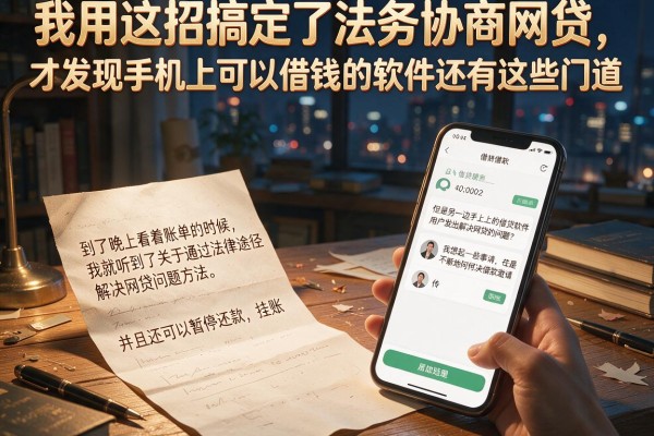 我用这招搞定了法务协商网贷，才发现手机上可以借钱的软件还有这些门道
