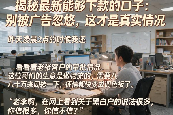 揭秘最新能够下款的口子：别被广告忽悠，这才是真实情况