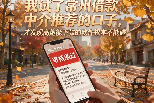 我试了常州借款中介推荐的口子，才发现高炮能下款的软件根本不能碰
