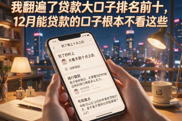 我翻遍了贷款大口子排名前十，发现12月能贷款的口子根本不看这些