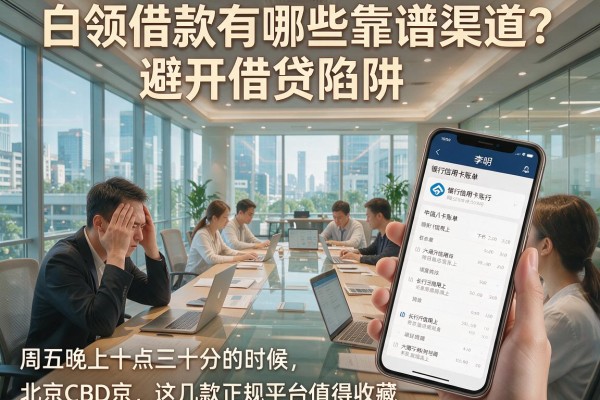 白领借款有哪些靠谱渠道？避开借贷陷阱，这几款正规平台值得收藏