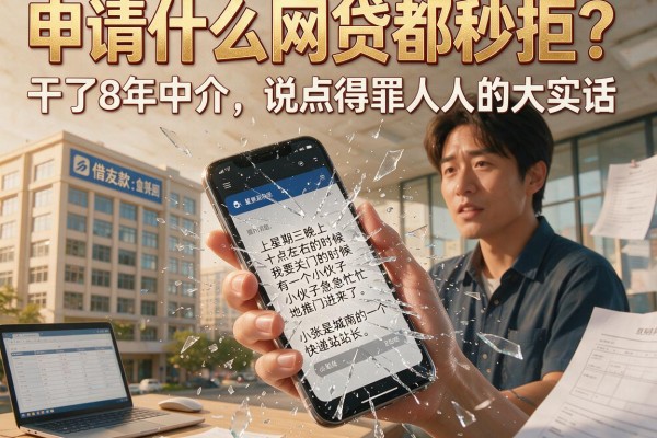申请什么网贷都秒拒？干了8年中介，说点得罪人的大实话
