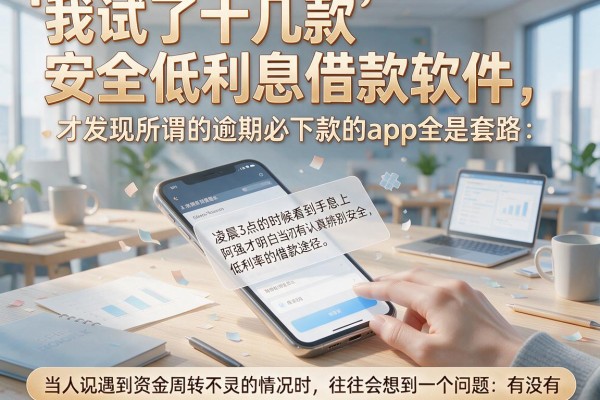 我试了十几款安全低利息借款软件，才发现所谓的逾期必下款的app全是套路