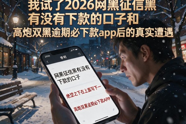 我试了2026网黑征信黑有没有下款的口子和高炮双黑逾期必下款app后的真实遭遇