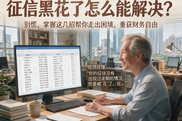 征信黑花了怎么能解决？别慌，掌握这几招帮你走出困境，重获财务自由