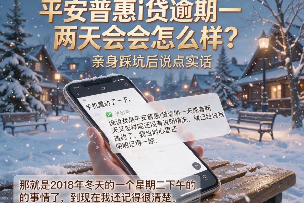 平安普惠i贷逾期一两天会怎么样？亲身踩坑后说点实话