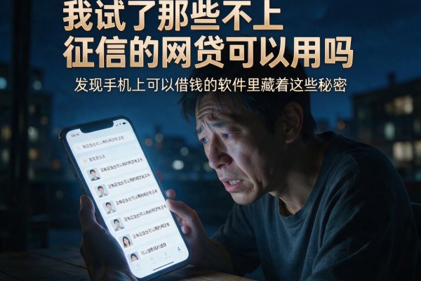 我试了那些不上征信的网贷可以用吗，发现手机上可以借钱的软件里藏着这些秘密