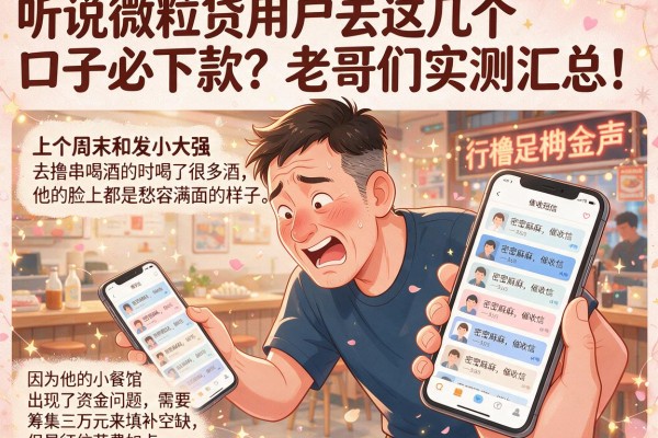 听说微粒贷用户去这几个口子必下款？老哥们实测汇总！