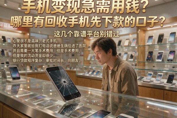 手机变现急需用钱？哪里有回收手机先下款的口子？这几个靠谱平台别错过