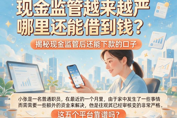 现金监管越来越严哪里还能借到钱？揭秘现金监管后还能下款的口子，这五个平台靠谱吗？