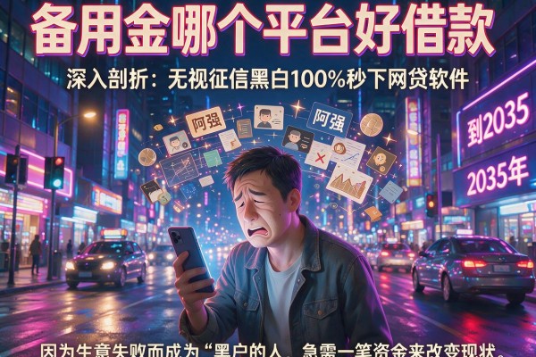 备用金哪个平台好借款，深入剖析五个无视征信黑白100%秒下网贷软件