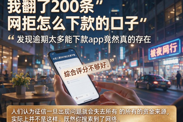 我翻了200条网拒怎么下款的口子，发现逾期太多能下款app竟然真的存在