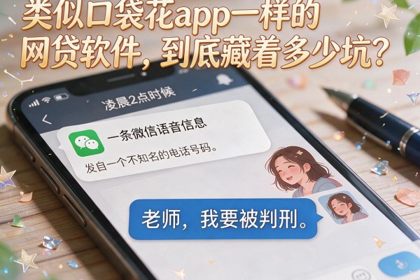 类似口袋花app一样的网贷软件，到底藏着多少坑？