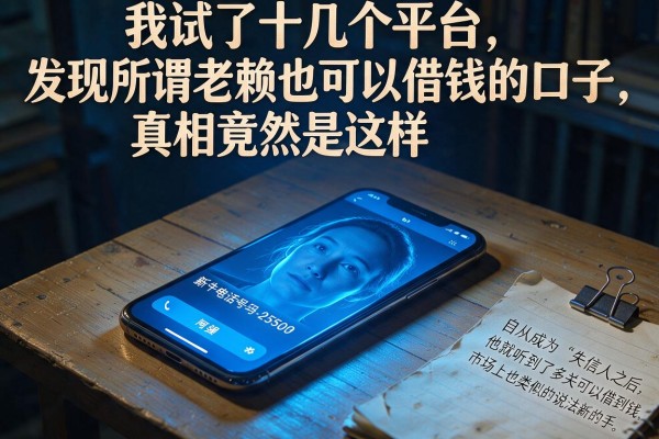 我试了十几个平台，发现所谓老赖也可以借钱的口子，真相竟然是这样