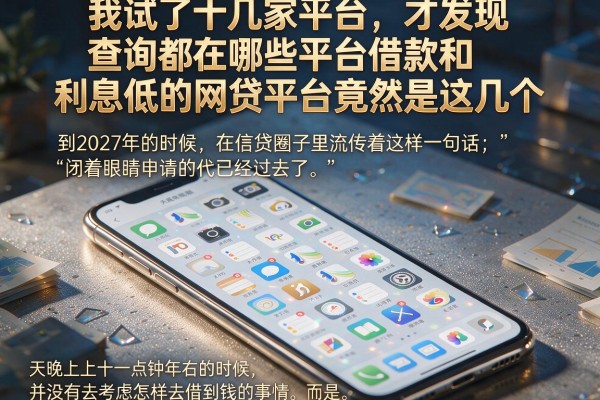 我试了十几家平台，才发现查询都在哪些平台借款和利息低的网贷平台竟然是这几个