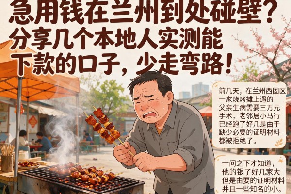 急用钱在兰州到处碰壁？分享几个本地人实测能下款的口子，少走弯路！