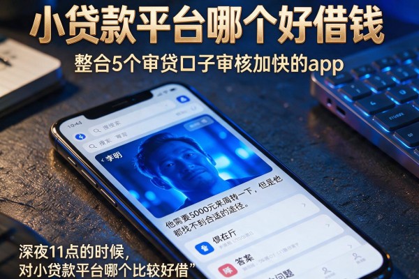 小贷款平台哪个好借钱,整合5个审贷口子审核加快的app