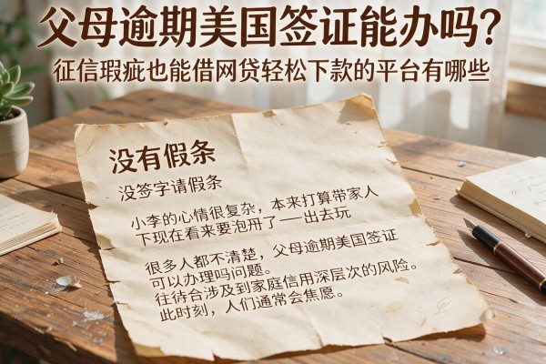 父母逾期美国签证能办吗？征信瑕疵也能借网贷轻松下款的平台有哪些