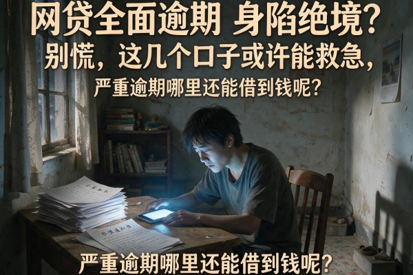 网贷全面逾期身陷绝境？别慌，这几个口子或许能救急，严重逾期哪里还能借到钱呢？