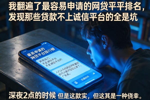 我翻遍了最容易申请的网贷平台排名,发现那些贷款不上诚信平台的宣传全是坑