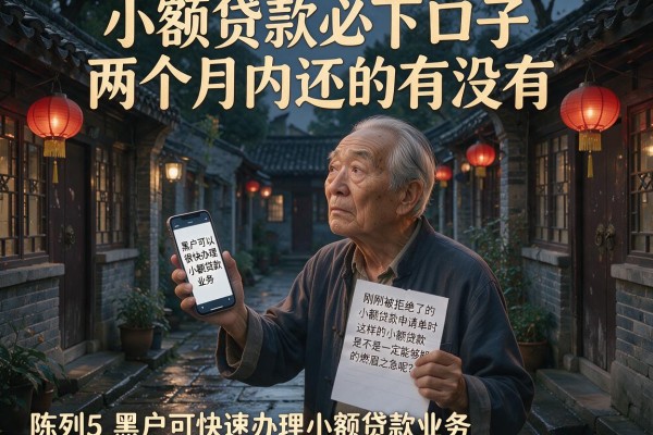 小额贷款必下口子两个月内还的有没有，陈列5个黑户可快速办理小额贷款业务的平台