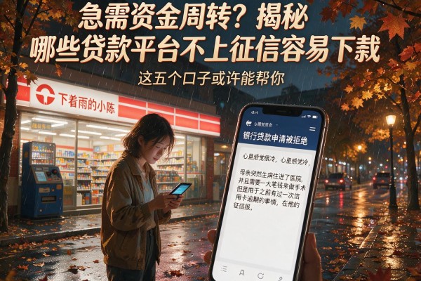 急需资金周转？揭秘哪些贷款平台不上征信容易下款，这五个口子或许能帮你
