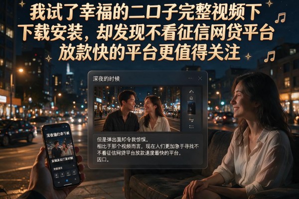我试了幸福的二口子完整视频下载安装，却发现不看征信网贷平台放款快的平台更值得关注