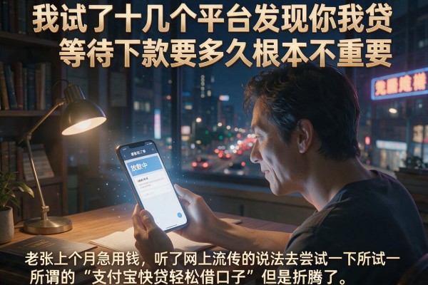我试了十几个平台发现你我贷等待下款要多久根本不重要