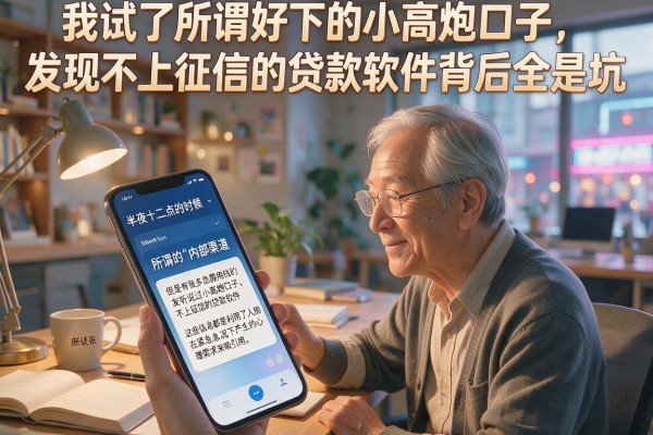 我试了所谓好下的小高炮口子，发现不上征信的贷款软件背后全是坑