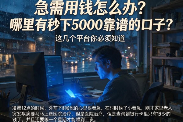 急需用钱怎么办？哪里有秒下5000靠谱的口子？这几个平台你必须知道