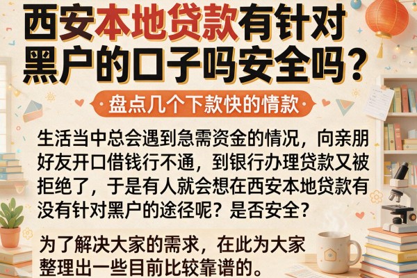 西安本地贷款有针对黑户的口子吗安全吗？盘点几个下款快的