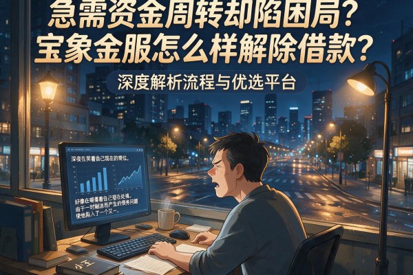 急需资金周转却陷困局？宝象金服怎么样解除借款？深度解析流程与优选平台