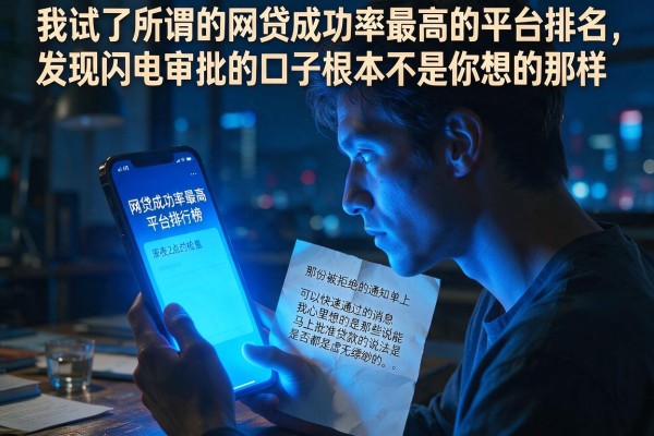 我试了所谓的网贷成功率最高的平台排名，发现闪电审批的口子根本不是你想的那样