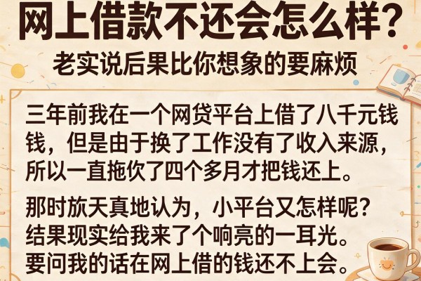 网上借款不还会怎么样？老实说后果比你想象的要麻烦