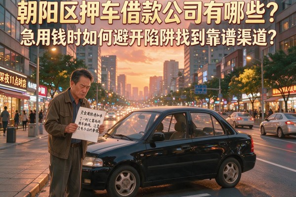 朝阳区押车借款公司有哪些？急用钱时如何避开陷阱找到靠谱渠道？